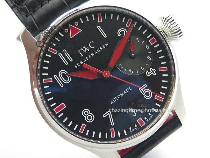 MIROTIME 0428 RelaxedFit Big Pilot Real PR IW500435 “Muhammad Ali” ZF Best Edition On Black Leather Strap A 7295